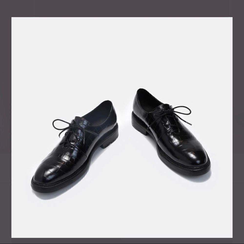KOI Revocation croc embossed vegan leather shoes men’s dress shoes black sz 11.5